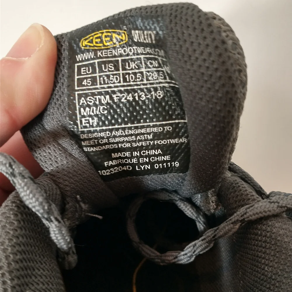 Keen Utility Lansing‎ Low Steel Toe Work Shoe, Men Size 11.5D, Outdoor Work Shoe